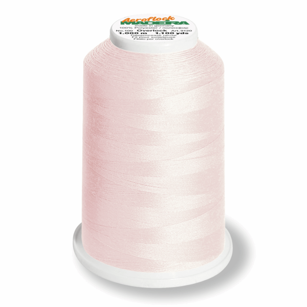 Aeroflock Madeira Overlock Thread - 1000m - Baby Pink 9915