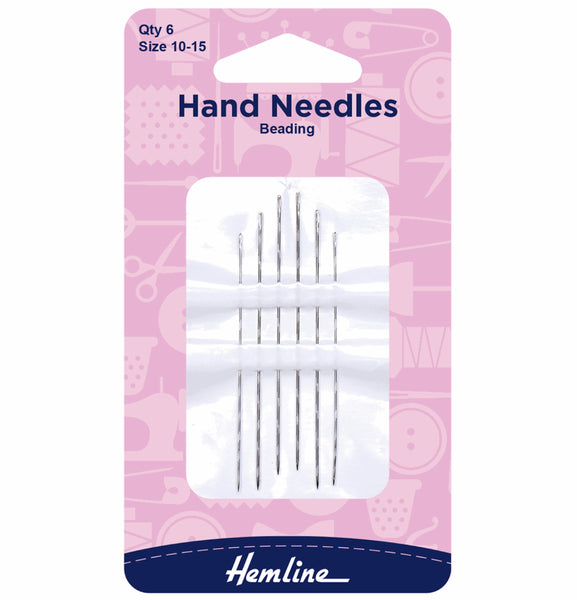 Hemline Hand Needles Beading size 10-15 H209.101