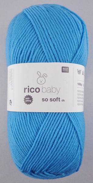 Rico Baby So Soft DK Baby Yarn 100g - Turquoise 015 (Discontinued)
