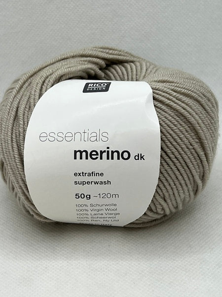 Rico Essentials Merino DK Yarn 50g - Sand 50