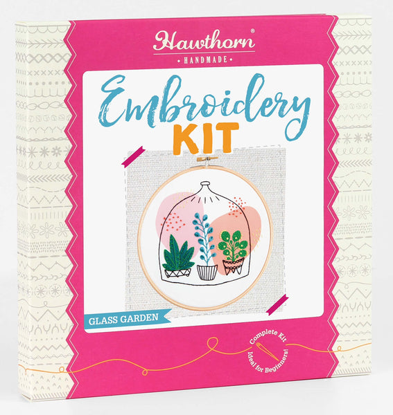 Hawthorn Embroidery Kit - Glass Garden