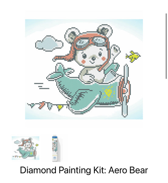 Diamond Painting Kit - Aero Bear DD5.030