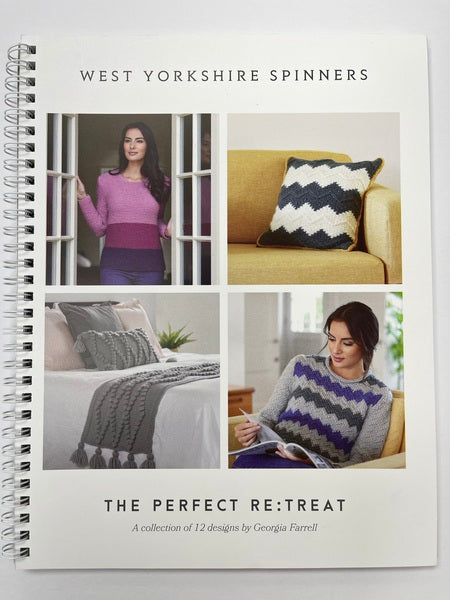 West Yorkshire Spinners Retreat Chunky Roving - The Perfect Retreat Knitting Pattern Book