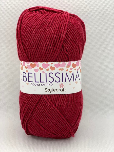 Stylecraft Bellissima DK Yarn 100g - Rio Red 3932