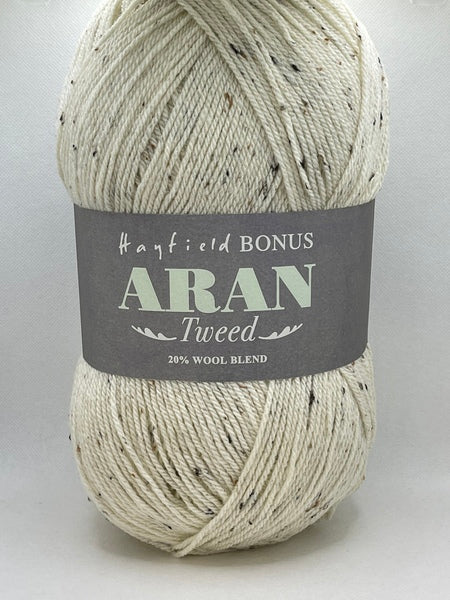 Hayfield Bonus Tweed With Wool Aran Yarn 400g - Glencoe 0929 BoS/Mhd