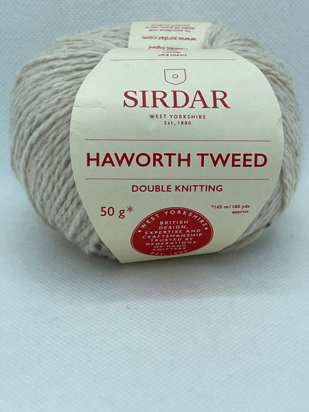 Sirdar Haworth Tweed DK Yarn 50g - Cotton Grass Cream 0911