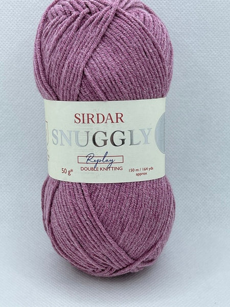 Sirdar Snuggly Replay DK Baby Yarn 50g - Blast Off Berry 0106