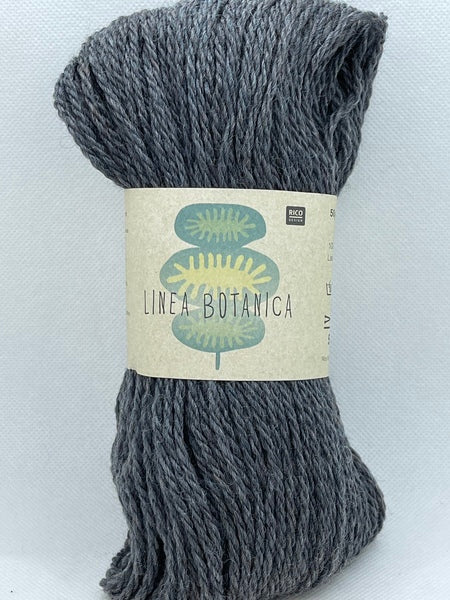 Rico Linea Botanica Aran Yarn 50g - Grey 006 (Discontinued)