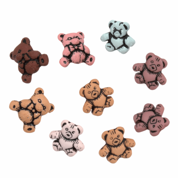 Trimits Buttons - Teddy Bear