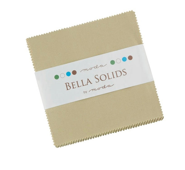 Moda Charm Pack - Bella Solids - Tan 9900PP-13