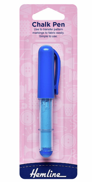 Hemline Chalk Pen Blue - H868.B