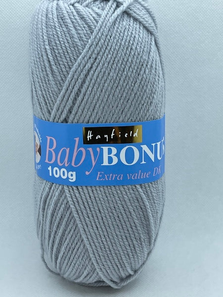 Hayfield Baby Bonus DK Baby Yarn 100g - Baby Dove 619