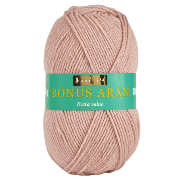 Hayfield Bonus Aran Yarn 100g - Oyster Pink 0614