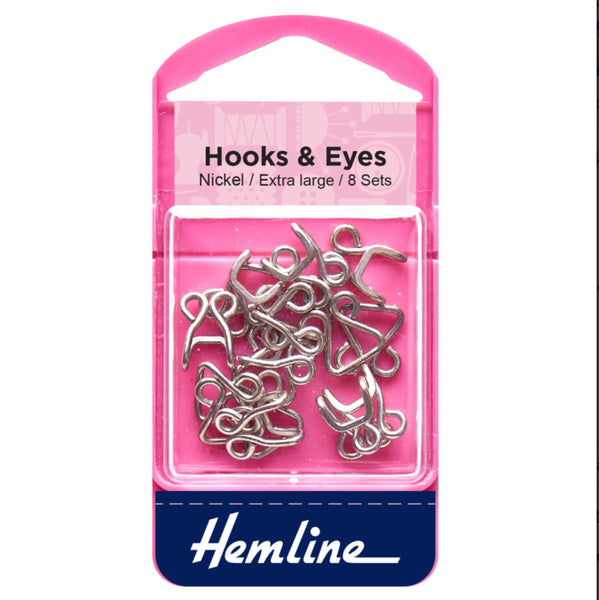 Hooks & Eyes Nickel Size 13 - H400.13