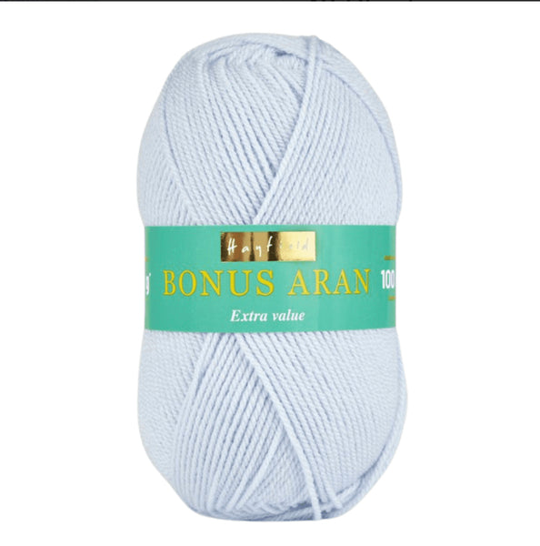 Hayfield Bonus Aran Yarn 100g - Frost Blue 0608