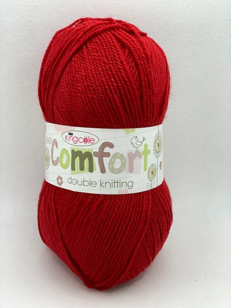 King Cole Comfort Baby DK Baby Yarn 100g - Red 615