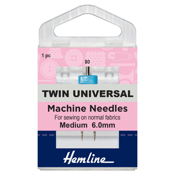 Twin Universal Machine Needle 6.0mm Heavy 100/16 - H100,60