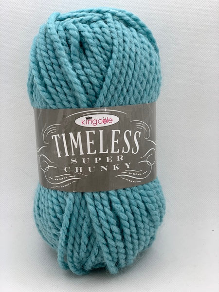 King Cole Timeless Super Chunky Yarn 100g - Turquoise 4453