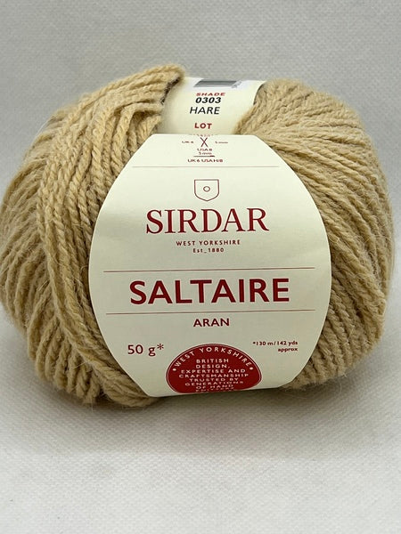 Sirdar Saltaire Aran Yarn 50g - Hare 303 (Discontinued)