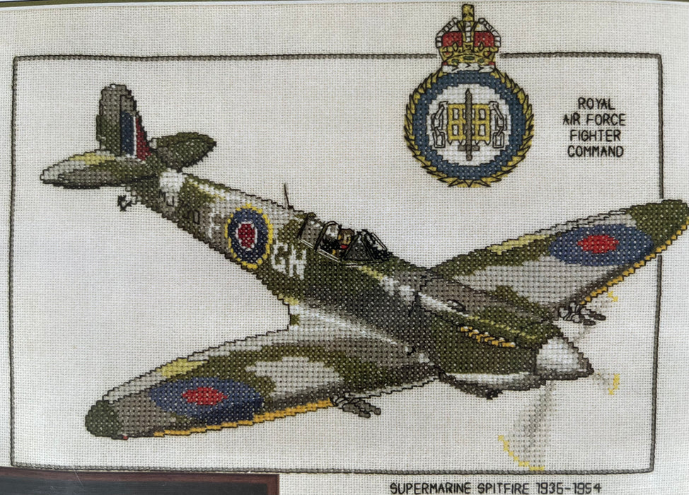 Heritage Crafts - Heritage Classics Cross Stitch Kit - Supermarine Spitfire