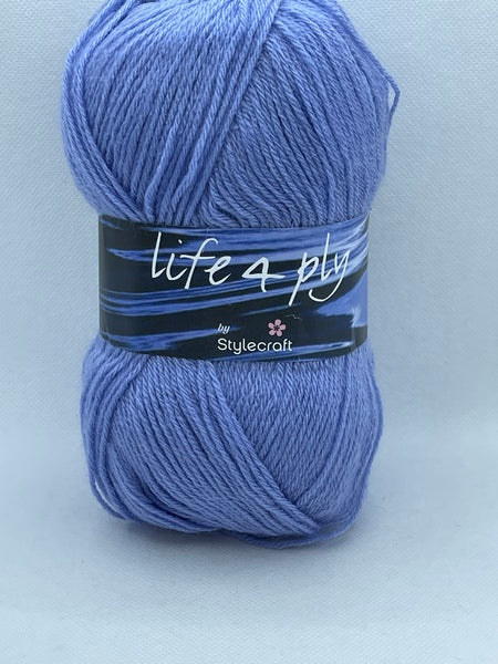 Stylecraft Life 4 Ply Yarn 100g - Violet 3507 (Discontinued)