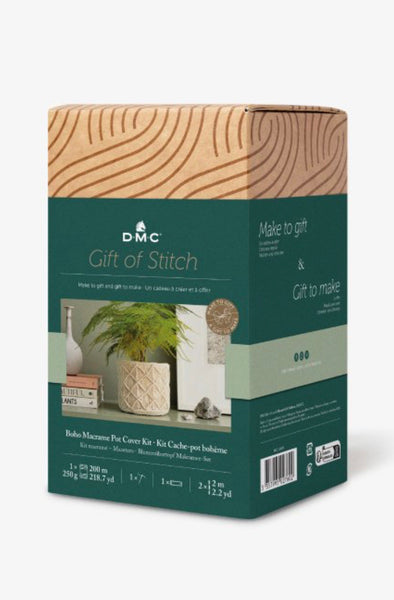 DMC Gift of Stitch - Boho Macrame Pot Cover Kit - MC106K