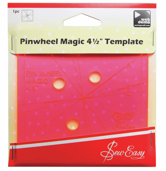 Pinwheel Magic 4.5” Template ERGG04.PNK