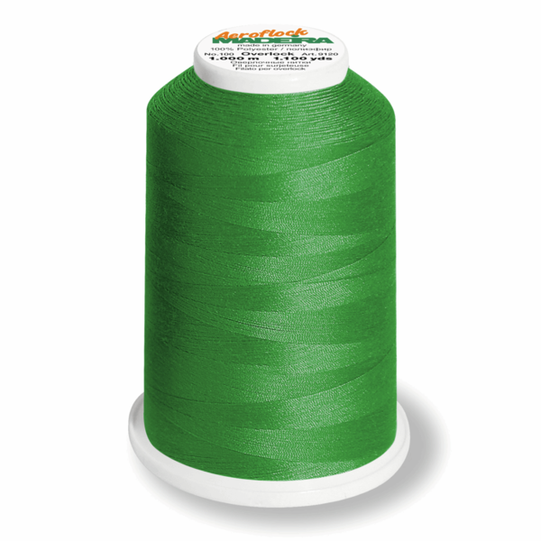 Aeroflock Madeira Overlock Thread - 1000m - Emerald 8500