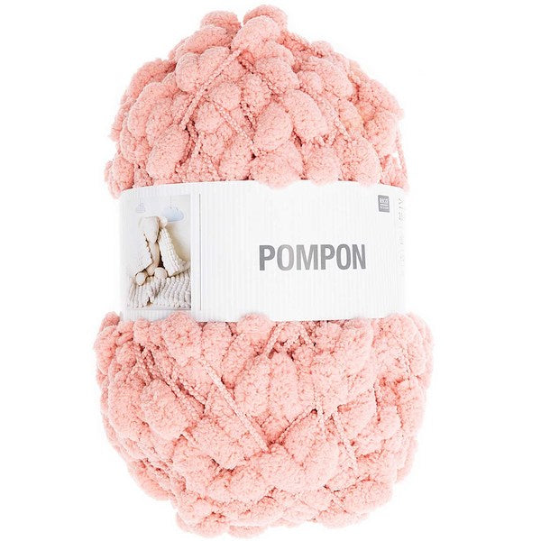 Rico Creative Pompon Yarn 200g - Smokey Pink 043 (Discontinued)
