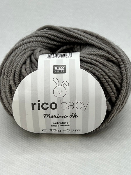 Rico Baby Merino Extrafine Superwash DK Baby Yarn 25g - Pebble 06 (Discontinued)