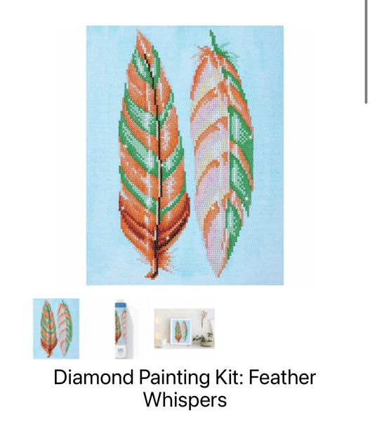 Diamond Painting Kits - Feather Whispers DD5.024