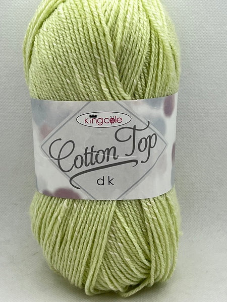 King Cole Cotton Top DK Yarn 100g - Avocado 4222