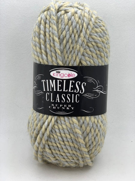 King Cole Timeless Classic Super Chunky Yarn 100g - Pebble 4646