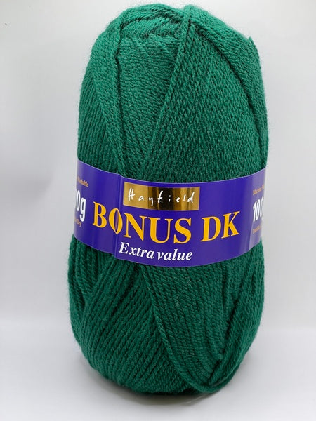 Hayfield Bonus DK Yarn 100g - Bottle Green 0839