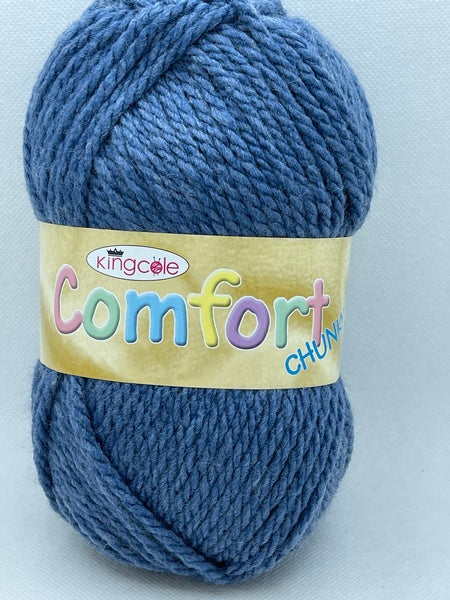 King Cole Comfort Chunky Baby Yarn 100g - Denim 1672