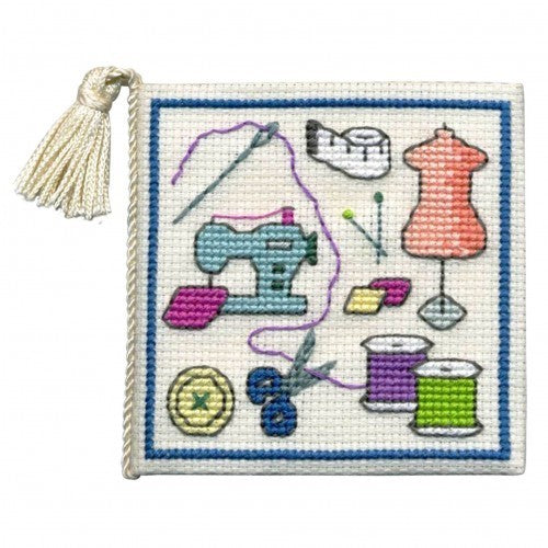 Textile Heritage Needle Case Cross Stitch Kit - Sewing NCSEW