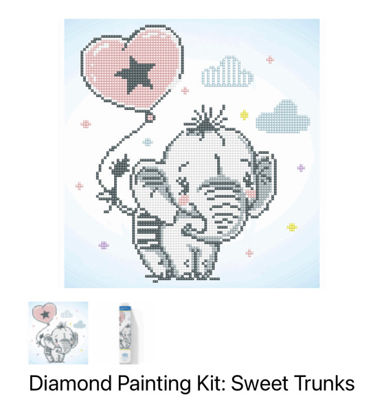 Diamond Painting Kit - Sweet Trunks DD5.034
