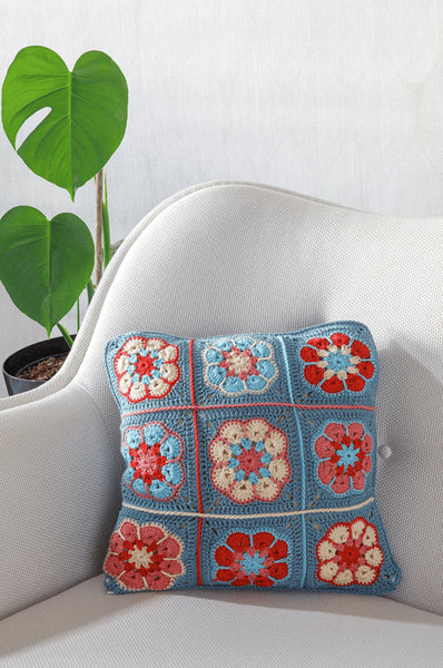 Anchor Crochet Kit Granny Square Blue - A28G001-09063