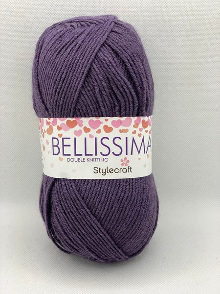 Stylecraft Bellissima DK Yarn 100g - Purple Passion 3934