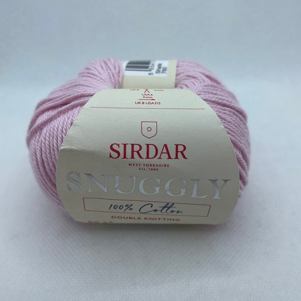 Sirdar Snuggly 100% Cotton DK Baby Yarn 50g - Florida Pink 760 (Discontinued)
