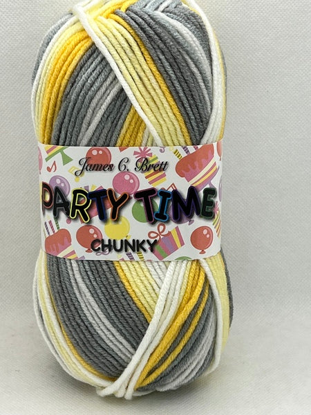 James C. Brett Party Time Chunky Yarn 100g - PT09