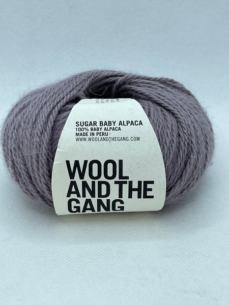 Wool And The Gang Sugar Baby Alpaca DK Yarn 50g - Martini Grey
