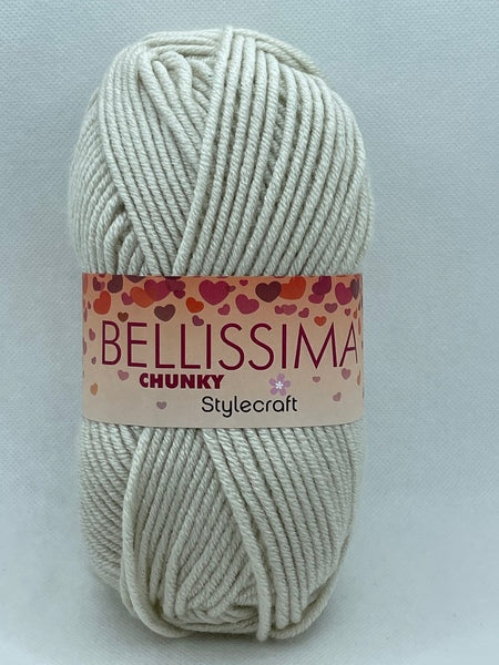 Stylecraft Bellissima Chunky Yarn 100g  - Paper Parchment 3937