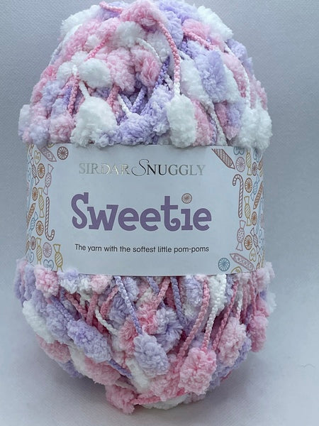 Sirdar Snuggly Sweetie Pompom Yarn 200g - Candyfloss 0411