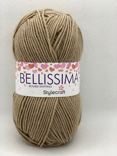 Stylecraft Bellissima DK Yarn 100g - Toasted Almond 3922