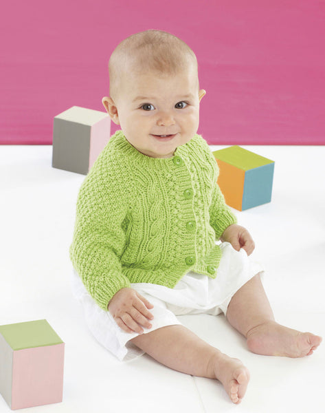 Knitting Pattern Baby & Young Childrens Cardigan & Hooded Cardigan Sirdar Snuggly DK  - 4876
