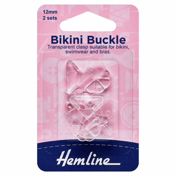 Hemline Bikini Buckle Chlorine Resistant 12mm - H465