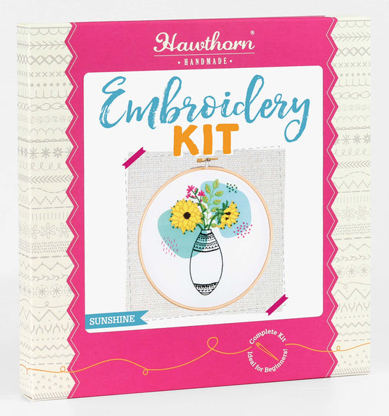 Hawthorn Embroidery Kit - Sunshine