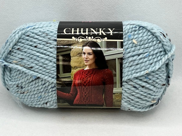 King Cole Chunky Tweed Yarn 100g - Shetland 3487 BoS/MhD