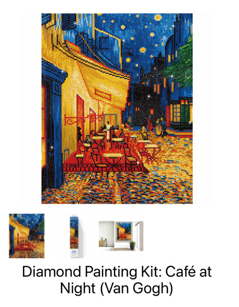 Diamond Painting Kit - Cafe at Night (Van Gough) DD10.005